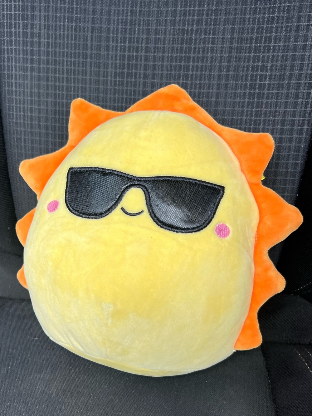 Squishmallows Cruz The Sun Plush with Black Sunglasses
